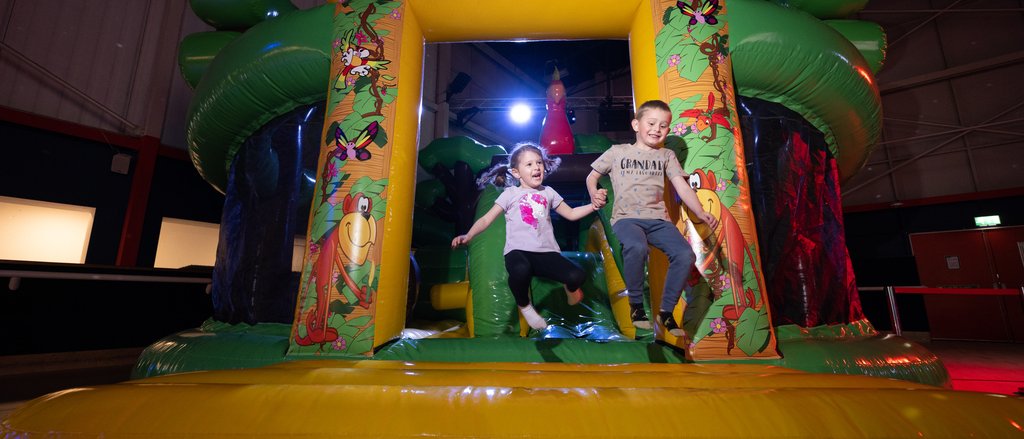 Bouncy castle party