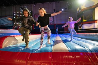 Bouncy castle party