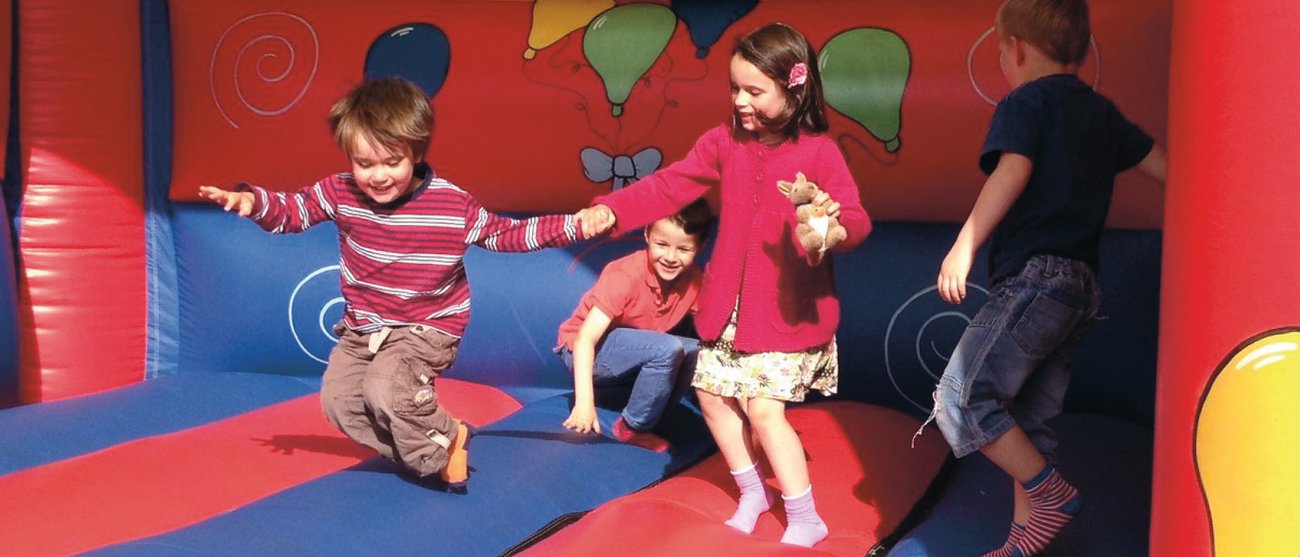 Bouncy castle party