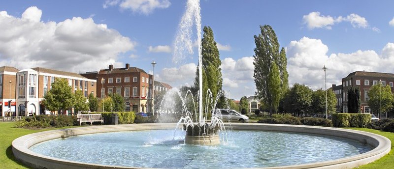 The iconic fountain