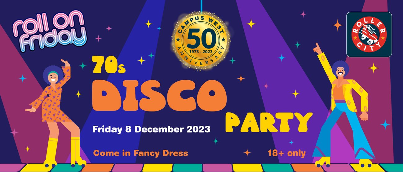 70's Roller Disco Party